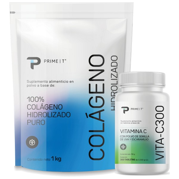 Colágeno Hidrolizado y Vitamina C VITA-C300