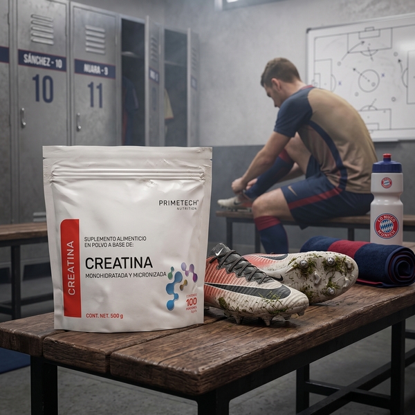 Creatina para mejorar el desempeño en el futbol