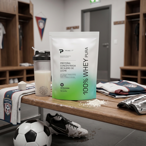 Proteína Whey para mejorar el desempeño en el futbol