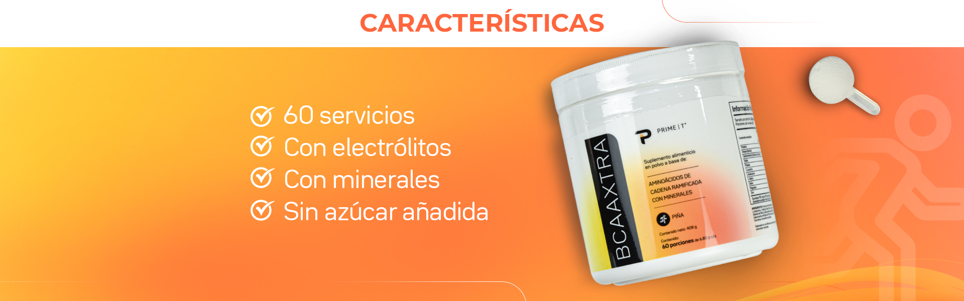 60 servicios. Con electrólitos. Con minerales. Sin azúcar añadida
