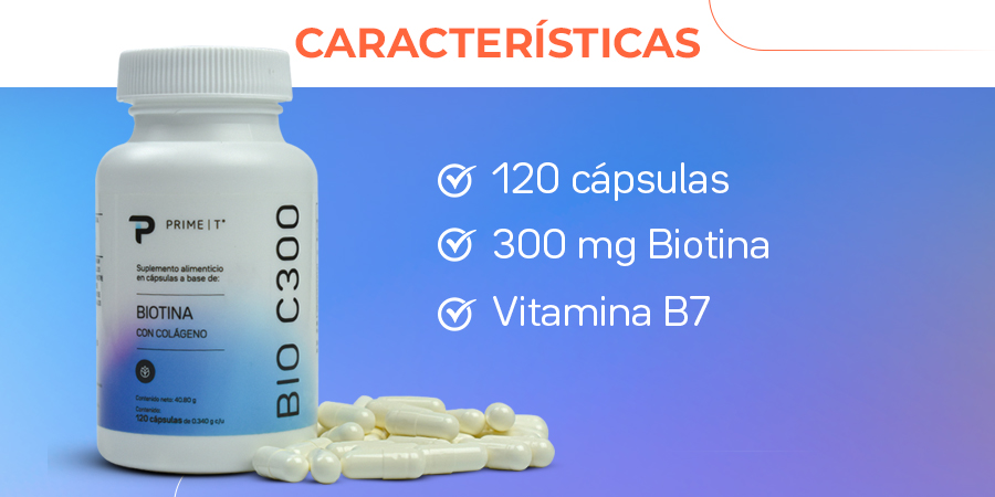 Biotina BIO-C300 Características