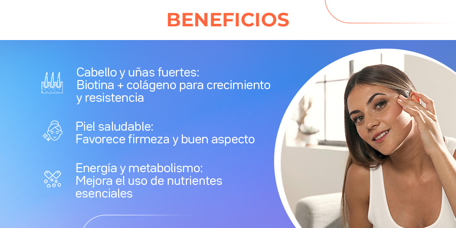 Biotina BIO-C300 Beneficios
