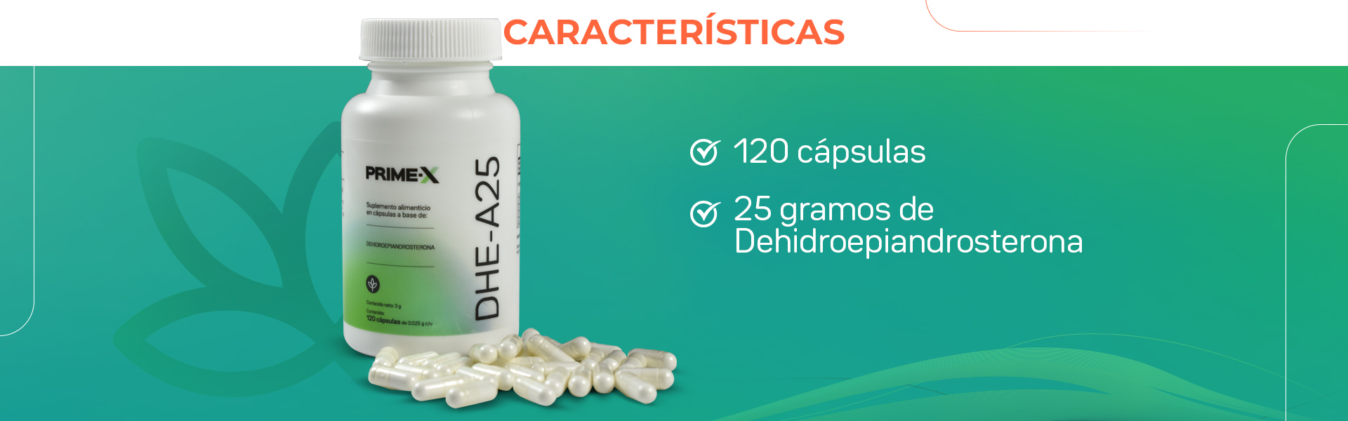 DHEA DHE-A25 2 piezas Características