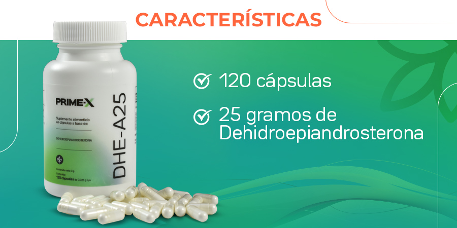 DHEA DHE-A25 Características