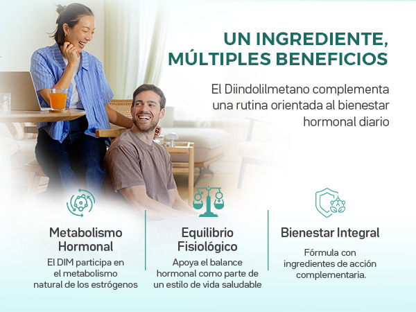 El Diindolilmetano complementa una rutina orientada al bienestar hormonal diario