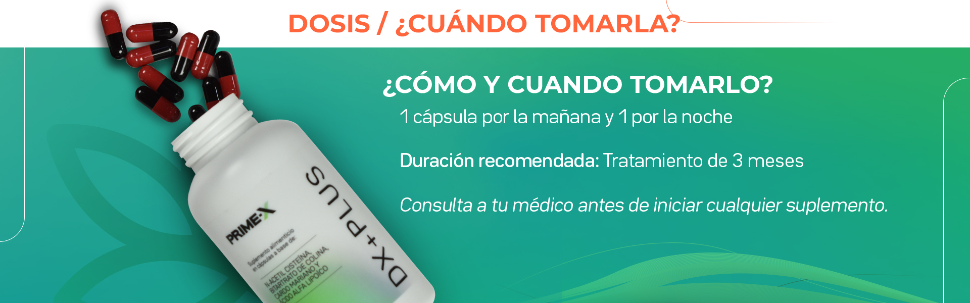 DX+PLUS Dosis y cuándo tomar