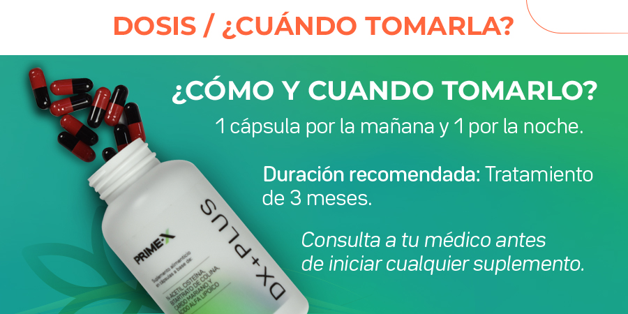 DX+PLUS Dosis y cuándo tomar
