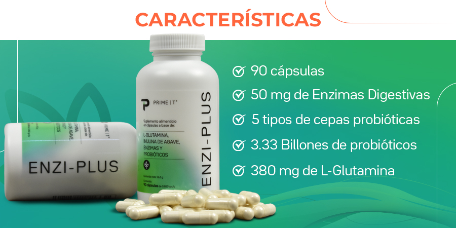 ENZI-PLUS 2 piezas Características