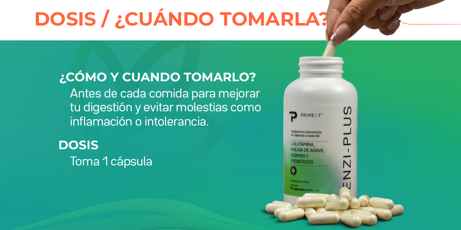 ENZI-PLUS Dosis y cuándo tomar