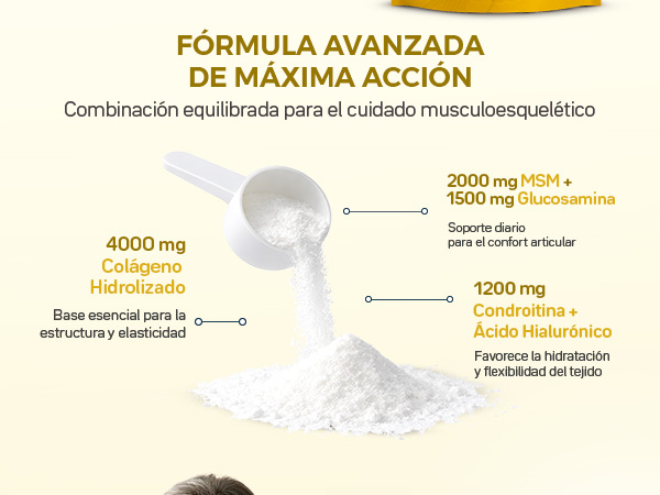 Combinación equilibrada para el cuidado musculoesquelético
