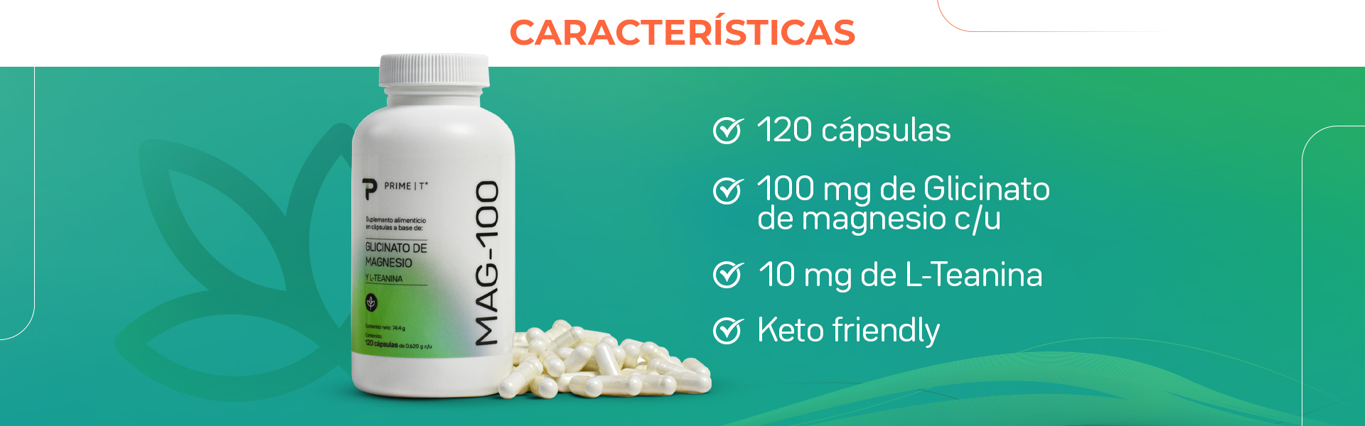MAG-100 2 piezas Características