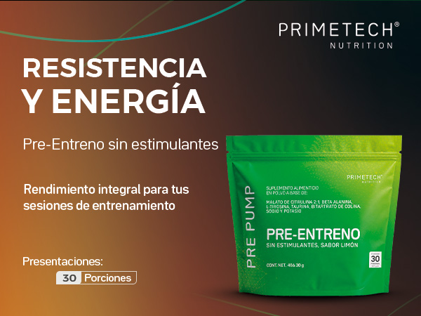 pre entreno sin estimulantes Rendimiento integral para tus sesiones de entrenamiento