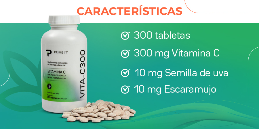 VITA-C300 Catacterísticas