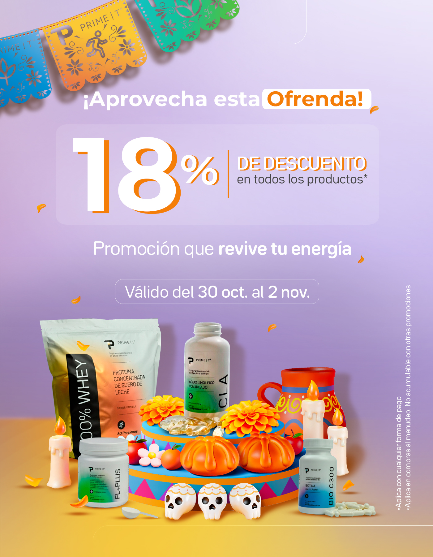 Promociones Primetech Nutrition