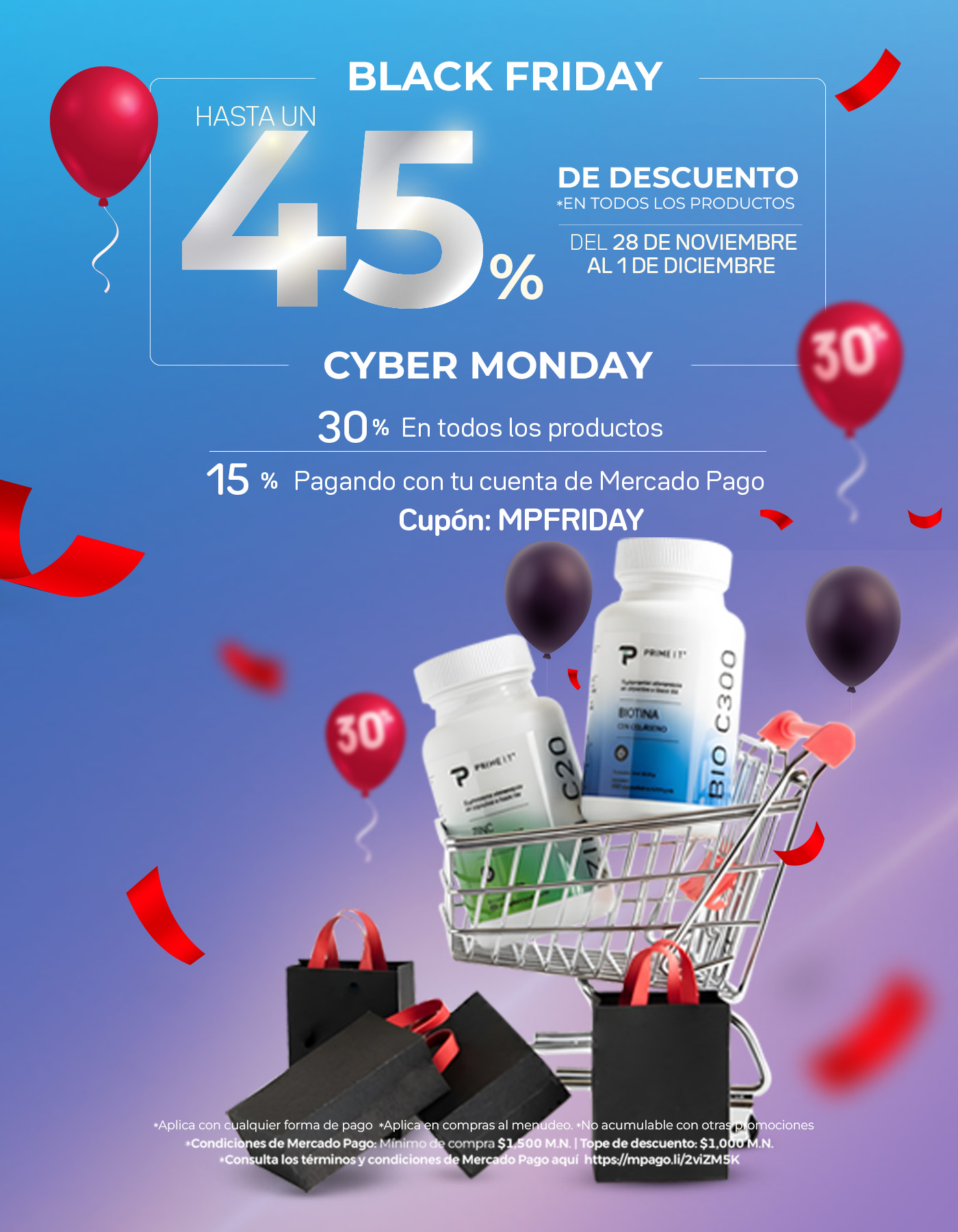 Promociones Primetech Nutrition